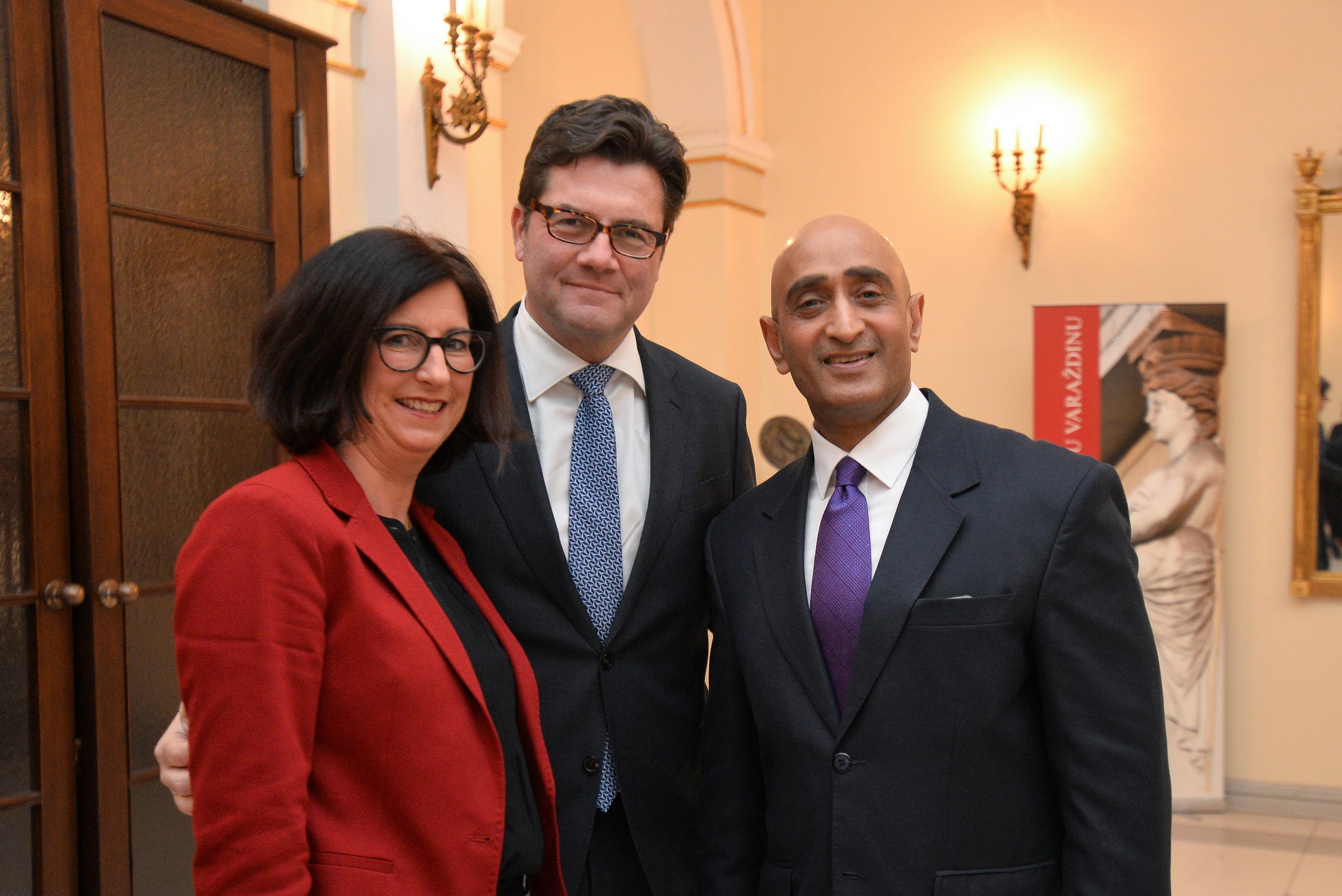 German Ambassador with his wife and Indian Ambassador to Croatia —  Diplomacy&Commerce Croatia